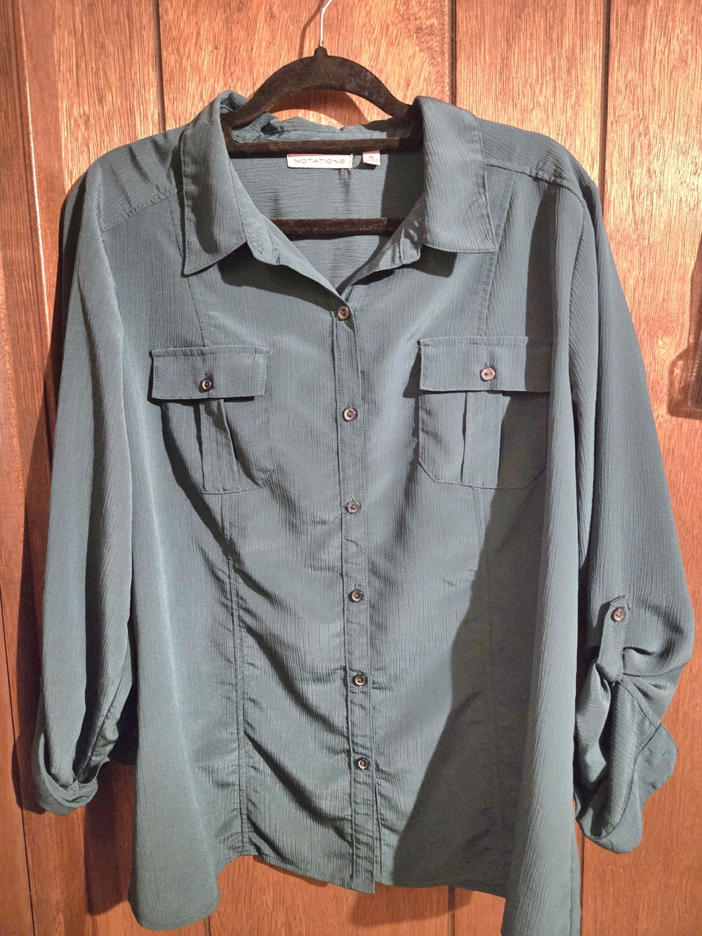 Notations Forest Green Shirt